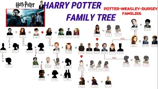 Harry Potter Family Tree (Potter-Weasley-Dursley Families) Part I