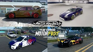 The Crew Motorfest - Need For Speed Most Wanted Blacklist Cars