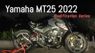 Yamaha MT25 2022 Modification : Pilihan Parts, Functionality baru Cosmetics