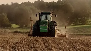 LOKOMOTYWA W AKCJI JEDYNY TAKI W OKOLICY!!!! John deere 4955