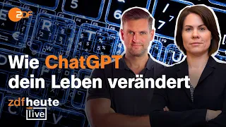 ChatGPT: KI-Expertin und Mathe-YouTuber über Zukunft von Bildung, Arbeit & Freizeit | ZDFheute live