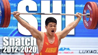 SHI Zhiyong Snatch Progression 2012-2020