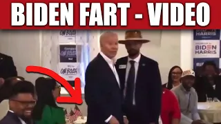 Biden FARTS LOUDLY! Room LAUGHS (FULL VIDEO)