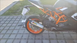 KTM RC 125 Akrapovic ohne DB-Killer