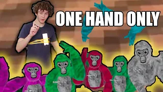 ONE HAND ONLY CHALLENGE IN GORILLA TAG