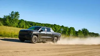 Chevrolet Silverado EV Prototype Hits the Track (B Roll)