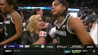 Candace Parker postgame interview