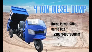 4 ton diesel dump