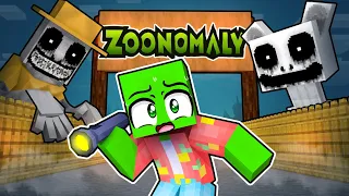 Surviving 24 Hours in ZOONOMALY in Minecraft!