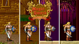 Magic Sword - Versions Comparison [HD 60FPS]