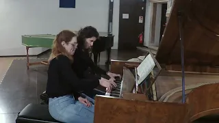 F. Schubert, Fantasia in fa minore D 940 - Lucia Piccoli/Nicole Rigoni - fortepiano