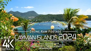 【4K】🇰🇾 Drone RAW Footage 🔥 These are the CAYMAN ISLANDS 2024🔥Grand Cayman & More🔥UltraHD Stock Video