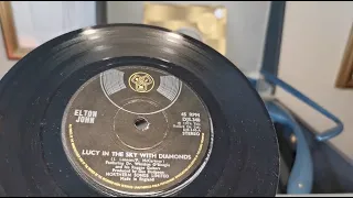 Lucy In The Sky With Diamonds ~ Elton John ~ 1974 DJM 45rpm ~ 1963 Bush SRP31D