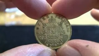 Gold Unboxing - 19th Century Gold 20 Francs