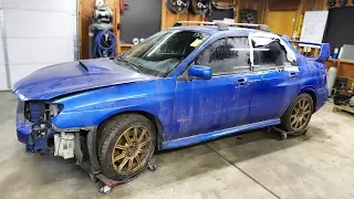 I Bought a FLOODED TOTALED Subaru WRX STI from a Salvage Auction & I'm going to Rebuild It!