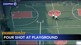 2 dead, 2 injured after shooting on North Philly basketball court