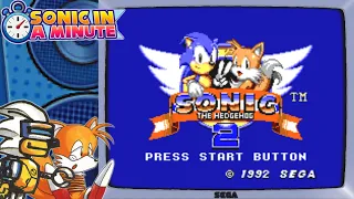✪ Sonic the Hedgehog 2 (8-bit) Review - SONIC IN A MINUTE ✪ #shorts