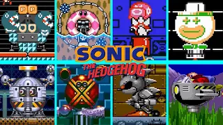 Sonic 1, 2, 3&K All Bosses REMADE in Super Mario Maker 2