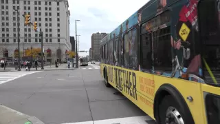 CLEVELAND RTA NABI 40LFW BUS 2278 ON THE 81 DOWNTOWN