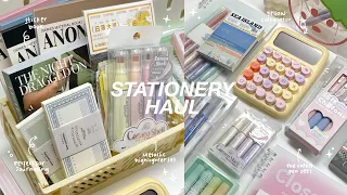 a huge aesthetic stationery haul🧷📚 ft. journalsay