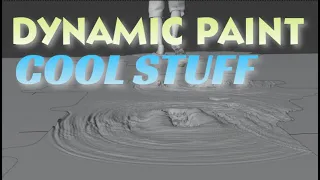 Blender Tutorial- Dynamic paint footprints and puddles