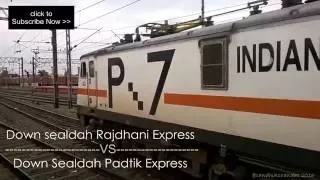 Sealdah Rajdhani & NJP padatik express leaves Burdwan & starts parallel action