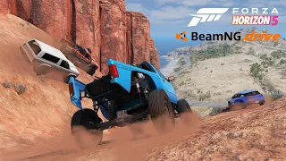 BeamNG, but it's Forza Horizon 5