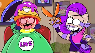 Brawl Stars Animation #52 l EMZ Hairdresser l Jacky X PoCo