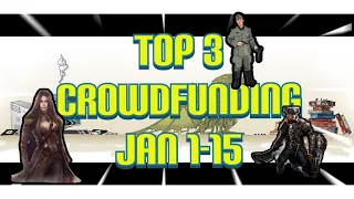 Top 3 Solo Games Crowdfunding Right Now! - Jan 1-15, 2022