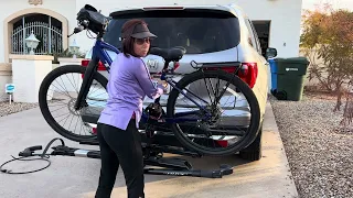 Easy way to lift e-bike off bike rack