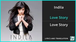 Indila - Love Story Lyrics English Translation - French and English Dual Lyrics  - Subtitles Lyrics