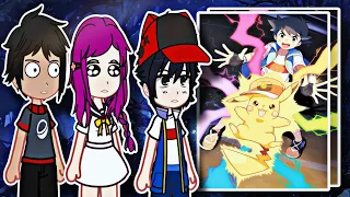 pokemon Journeys React To Ash Ketchum |lAshxSerena|| part 1/3