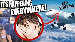 "MASSIVE" UFO Freaks Out ENTIRE Airplane! (Best New Alien Videos 2024)