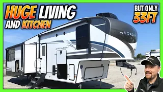 Full Time Space in a Traveler's Size! 2024 New Arcadia 294SLRD Fifth Wheel RV by Keystone