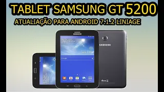 TABLET SAMSUNG GT 5200/5210 - ATUALIZAÇÃO ANDROID 7.1.2. [PASSO A PASSO] Link download na descrição