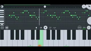 Routine - Alan Walker, David Whistle easy piano