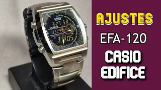 Reloj Casio Edifice Efa120 Ajustes y funciones (settings & functions)