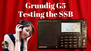 A quick SSB tuning test of the Eton Grundig G5 Portable Shortwave Radio