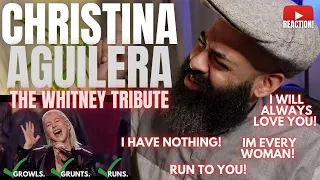 CHRISTINA AGUILERA - 2017 AMAS WHITNEY HOUSTON TRIBUTE - REACTION