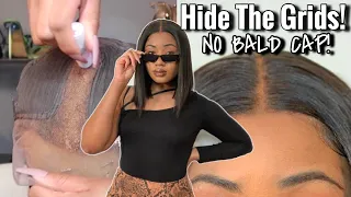 NO BALD CAP NEEDED! | Watch Me Hide Grids and Knots on The Best T Part Wig EVER | MyFirstwig Aries