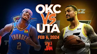 Oklahoma City Thunder vs Utah Jazz Full Game FEB 6, 2024 Highlights | NBA Season