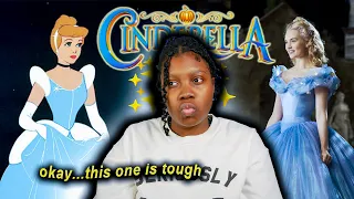 First time watching Disney's **CINDERELLA** (ANIMATED VS LIVE -ACTION) Reaction