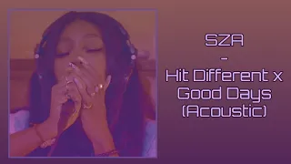 Hit Different x Good Days (Acoustic) - SZA | 8D AUDIO | USE HEADPHONES 🎧