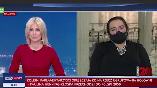 Anita Kucharska-Dziedzic kontra Magdalena Ogórek - #Minęła Dwudziesta tvp.info 15.02.2021