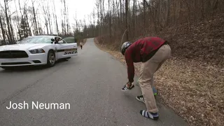 Longboarders vs. Police/Angry, Stupid or Crazy People!