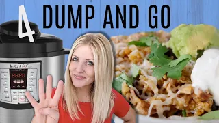 4 DUMP AND GO Instant Pot Recipes - Easy Instant Pot Recipes