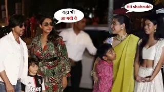 Shahrukh Khan Family Arriving with Kajol Family at Aishwarya Rai Home Party | Aradhya Birthday 2019