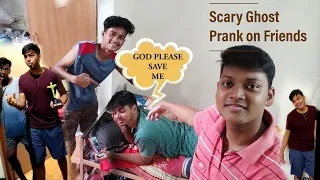 Scary Ghost 👻 Prank on friends | Hostel Special | Wait for the end reaction 😉😂🔥🔥 |