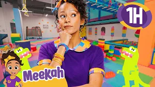 Sporty Shapes with Meekah: Dunk & Discover! 🏀⚽  | 1 HR OF MEEKAH! | Educational Videos for Kids