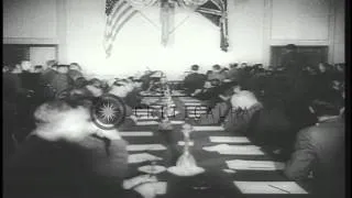 Marshal Keitel signs the ratification of unconditional surrender in Berlin, Germa...HD Stock Footage